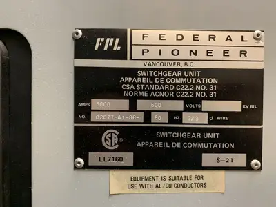 Used FEDERAL PIONEER 02877-A1-88 Circuit Breakers British Columbia CA | Lenmark #248976