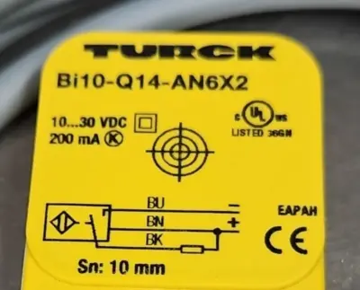 Turck BI10-Q14-AN6X2 Inductive Proximity Sensor Loc5D34
