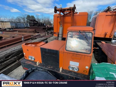 Used 1966 P & H 650A-TC 50-TON CRANE Truck-Mounted Cranes Pennsylvania US | Proxy Equipment #1384916