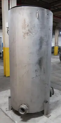 SPC8695  Tank 350 gallon vertical tank, Stainless Steel, flat