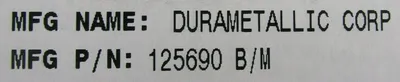 NEW DURAMETALLIC 125690 MECHANICAL SEAL 1.375" 270679 XE3F1375DG3 GEB2415661A