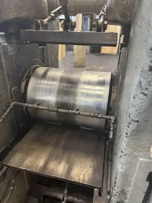 16" WIDE X 14" ROLL DIAMETER 2-HI  INTERNATIONAL 100 HP ROLLING MILL. STOCK # 0886125