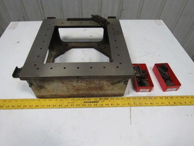 Mitsubishi DWC-80 Wire EDM Machine Work Holding Casting Fixture 16-1/2"x16-1/2"