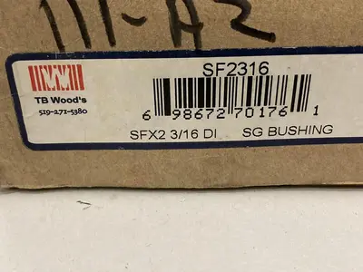 USED TB WOOD'S SFX2 3/16 DI