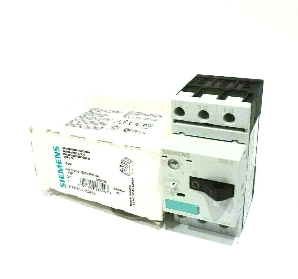 NEW SIEMENS 3RV1011-1CA10 CIRCUIT BREAKER 3RV10111CA10