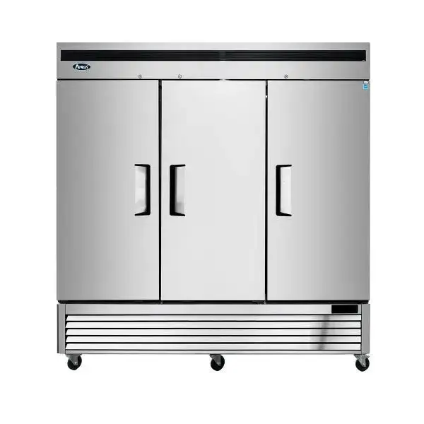 New | in-Stock Atosa New Atosa MBF8508GR Bottom Mount (3) Door Reach-In Refrigerator Refrigerators Illinois US | Falcon Restaurant Supply #1375499