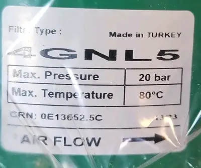 Speedaire 4GNL5 Condensate Separator, 3/4 In NPT, 120 CFM Loc5C29