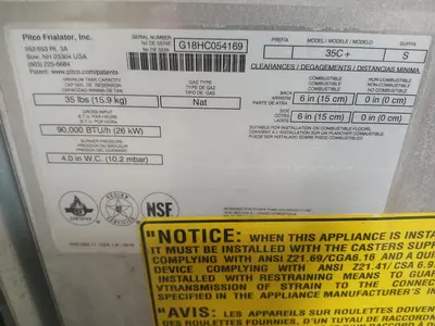 NEW PITCO 35C+
