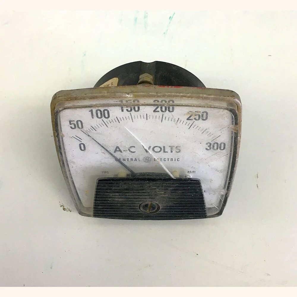 General Electric Analog Voltmeter