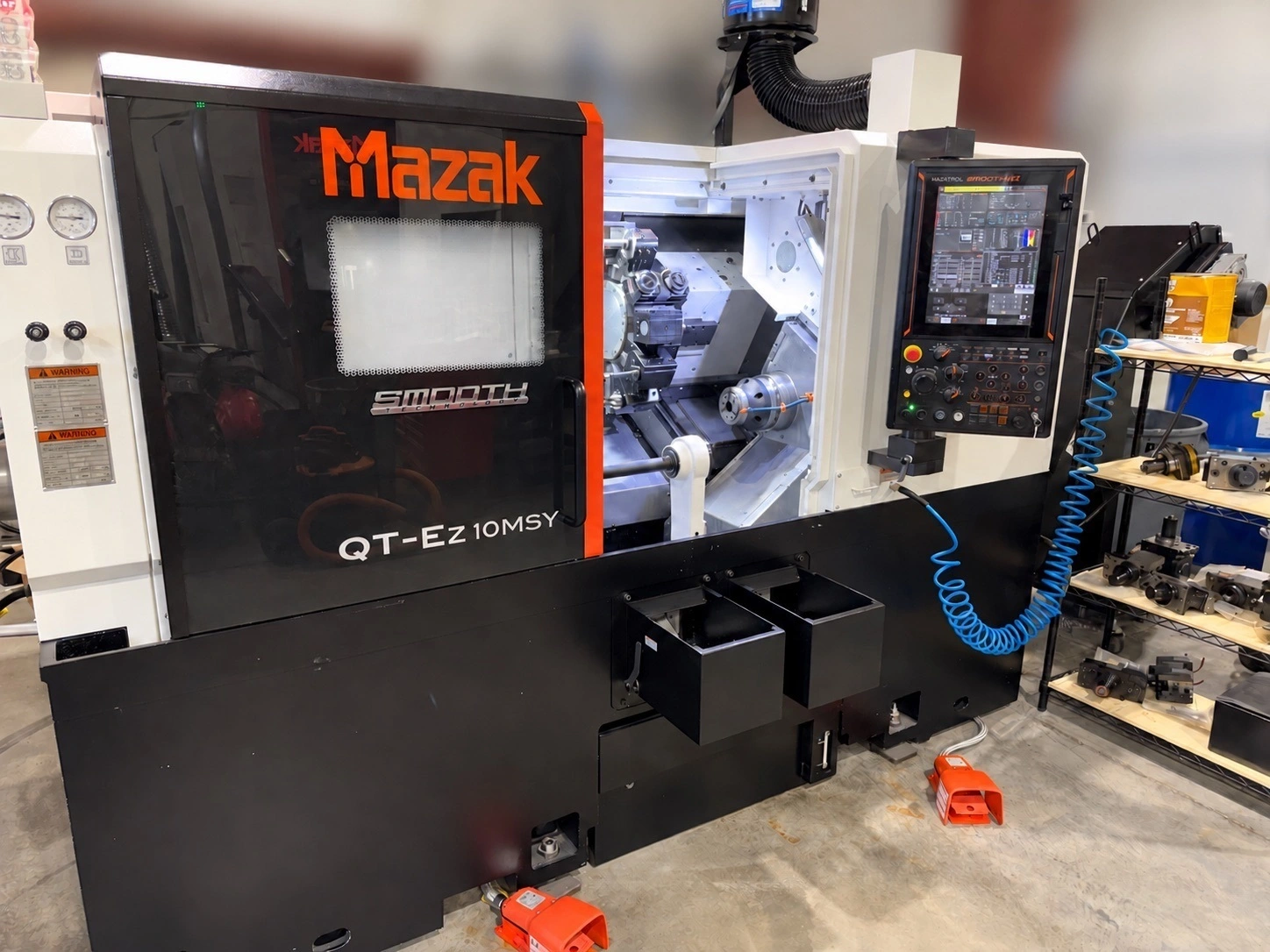 MAZAK QT EZ 10MSY CNC LATHE W/MILLING,Y AXIS