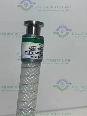 USED SANI-TECH STHT-WR-0500 48" SILICONE HOSE W/ 1/2" SANITARY FITTING