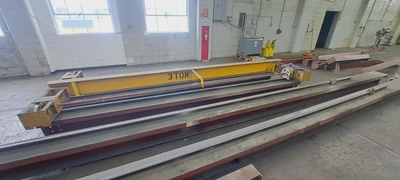 USED 3 Ton Overhead Bridge Crane 15’ x 50’ x 11.6’