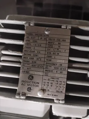 GE 5K63MFTX105 A.C. Motors | ESS Industrial Equipment Sales (6)