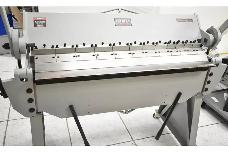 Used 2021 KING INDUSTRIAL 48" 12 GA BOX & PAN BRAKE Press Brakes Ontario CA | Trader Machinery Inc #1563321