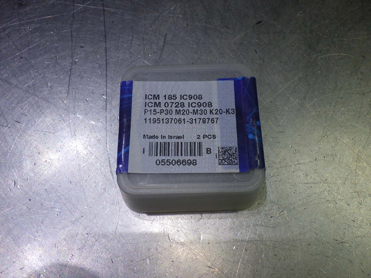 Iscar 30.1mm Carbide Drill Tip Inserts QTY2 ICM 185/ICM 0728 IC908 (LOC2282)