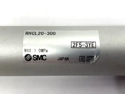 USED SMC PNEUMATIC CYLINDER 20MM BORE 300MM STROKE BROKEN ROD THREAD