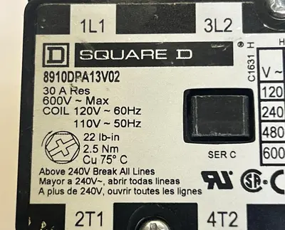 USED SQUARE D 8910DPA13V02