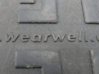 Wearwell H-9389 ErgoDeck Mat - 18 x 18", Solid Tile 7/8" Thick  Lot of 10pcs