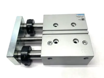 New | in-Stock Festo Pneumatic Guided Drive 32mm Bore 50mm Stroke 170858 Pneumatic Cylinders Michigan US | Maverick Industrial Sales #1395086
