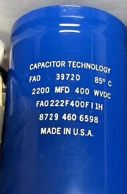 New | in-Stock CAPACITOR TECHNOLOGY FA0222F400FI1H Miscellaneous Equipment (Electrical & Power) | Surplus Asset Holdings #1199335