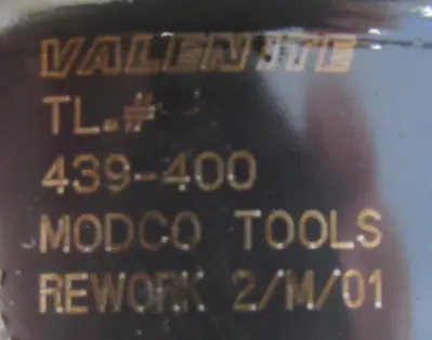 NEW VALENITE 439-400 MILL HOLDER 439400
