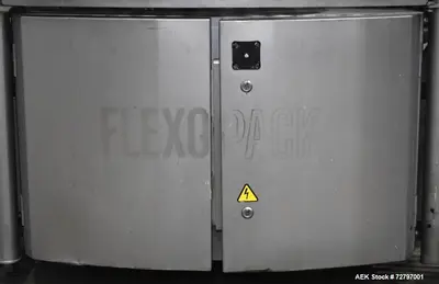 Used Flexopack IV450 Rotary Vacuum Sealer with iShrink Tunnel – Meat Packaging
