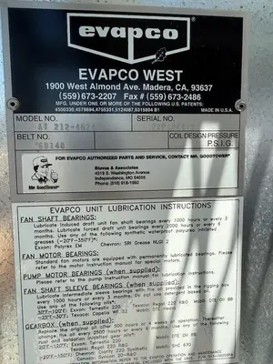 USED EVAPCO AT 212-4N24