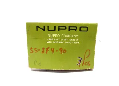 BOX OF 3 NEW NUPRO SS-8F4-90 MICRON FILTERS SS8F490
