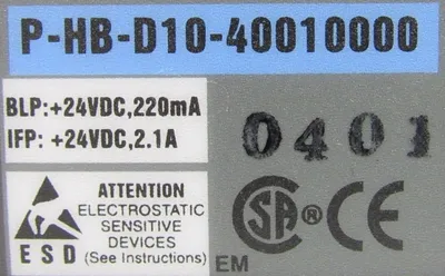REFURBISHED ABB P-HB-D10-40010000 HARMONY BLOCK I/O MODULE PHBD1040010000