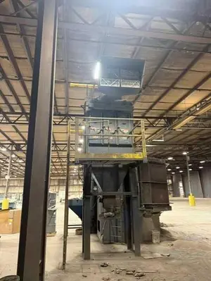 Used WHEELABRATOR 84" TABLE Table Shot Blaster (Turntable) Pennsylvania US | Shot Blasting Equipment #1459810