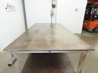 5/8" Top Steel Fabrication Welding Layout Table Work Bench 96"x48"x36"