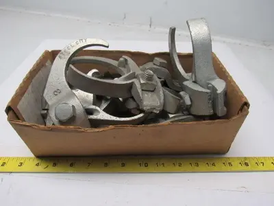 Steel City PC-300ET 3" Galvanized Edge Clamp Type Rigid Conduit Clamp Lot Of 7