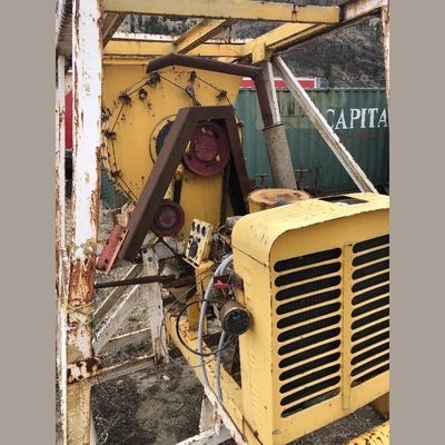 Skid Mounted 40in x 8in Rotary Pulverizer