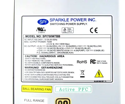 NEW SPARKLE POWER INC. SPI700W7BB