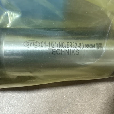 New Techniks 04788-C 1-1/2" X NC/ER 32-80 Straight Shank Extension Warranty 🇺🇸