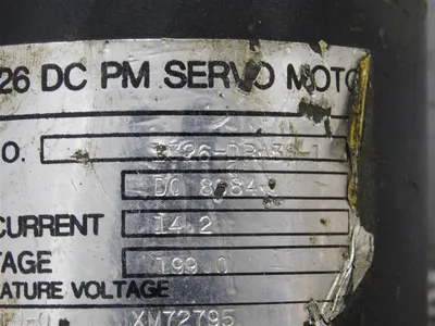 Allen Bradley 1326-DPA38-1 DC Servo Motor 14.2A 199.0V Used