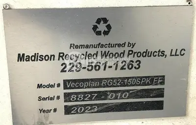 USED VECOPLAN RG52-150SPK FF SINGLE SHAFT SYSTEM