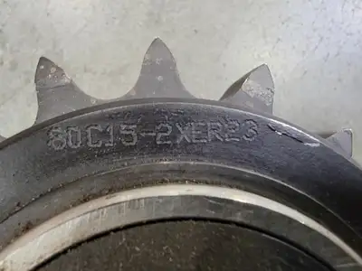 Idler Roller Chain Sprocket 80C15107IA, Size 80, 15 Teeth w/ ER23 Bearing