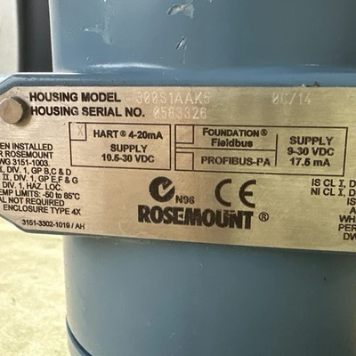 USED Rosemount 3051SAL1CT2AA2A1000DFF71CA00K5