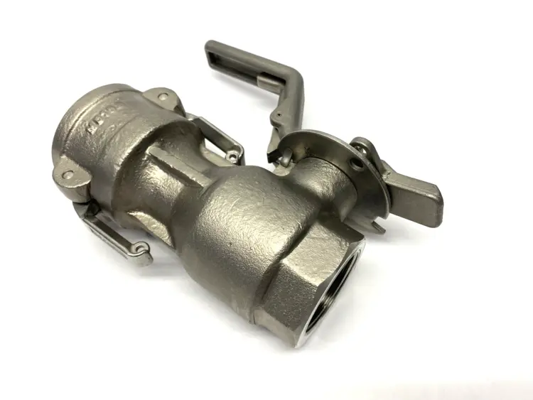 Used PT CAM & GROOVE HOSE COUPLING SIZE 2 SOCKET W/ SHUT-OFF VALVE 1-1/2" Valves/Fittings | Maverick Industrial Sales #1100352