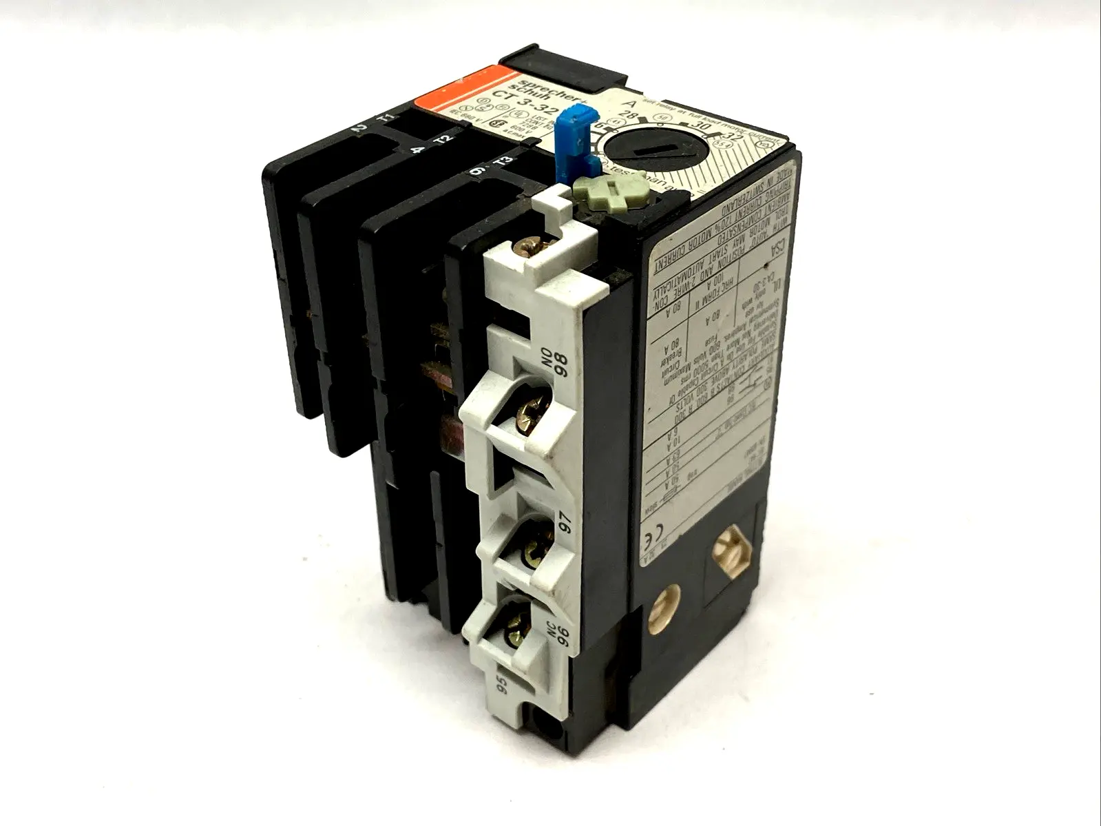 Thermal Overload Relay | Sprecher+Schuh CT3-32  3-Pole 23-32A - Used