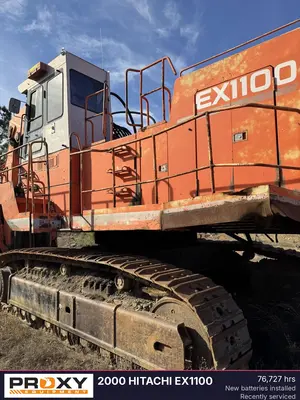 Used 1995 HITACHI EX1100 Crawler Excavators Oklahoma US | Proxy Equipment #1381929