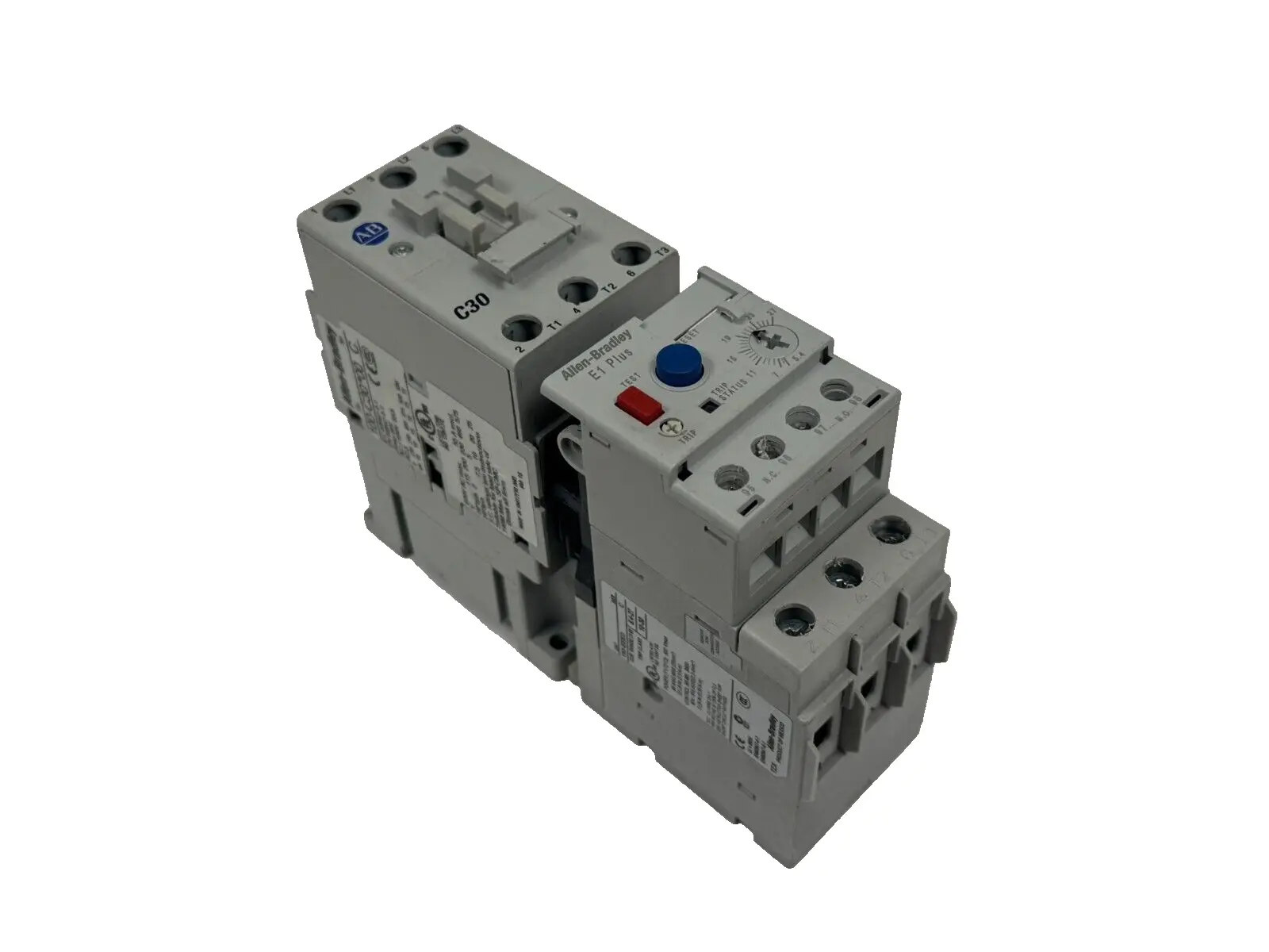 USED ALLEN BRADLEY 100-C30*00 CONTACTOR W/ 193-EEED OVERLOAD RELAY