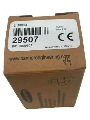 NEW BANNER ENGINEERING S186EQ PHOTOELECTRIC SENSOR 29507