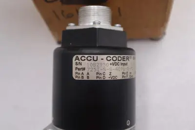 ACCU-CODER 1082950 Part No. 7251-S-S-4096-Q-PU-5-F-N-EY-N-N New Open Box #K-2163