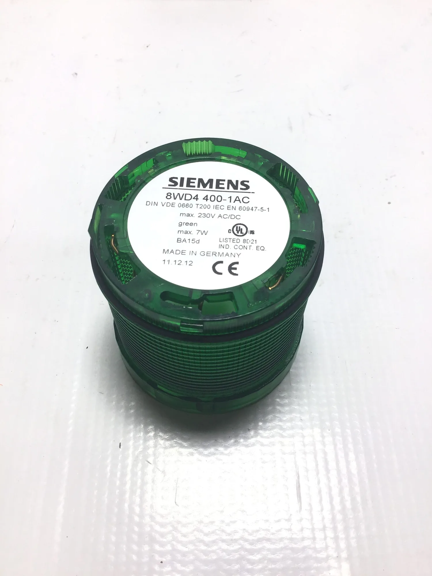 Siemens 8WD4400-1AC Beacon Light w/ Integrated Led 7W