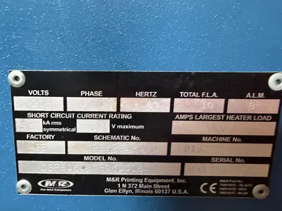 Used 2013 MR PRINT DIAMONDBACK S Screen Printers Minnesota US | Source Machinery Sales #1406935