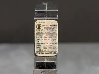 Used FEDERAL PIONEER NC115 Switchgears British Columbia CA | Lenmark #243810