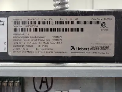 USED LIEBERT XDP160RC-0