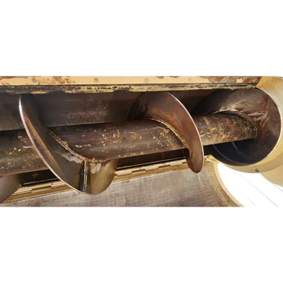 Used 12" Diameter X 5.5 ft Long Tubular Screw Auger Feeder Conveyor